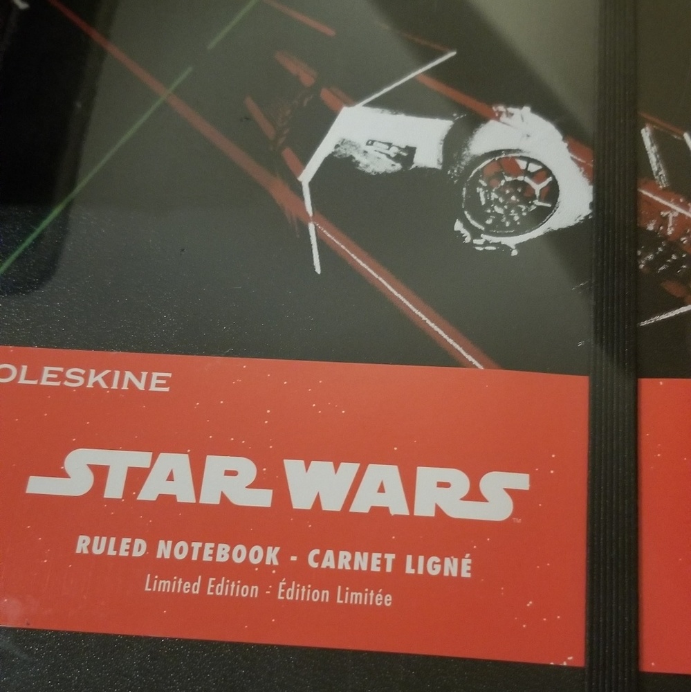 Nwt moleskine star wars m ruled notebook